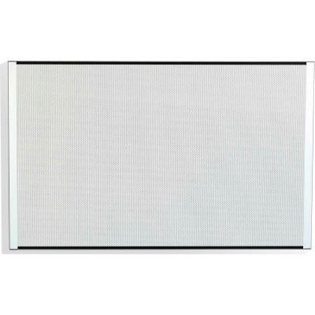 ICEBERG Iceberg Perforated Steel Magnetic and Tackable Bulletin Board - White - 24in x 38in 34111